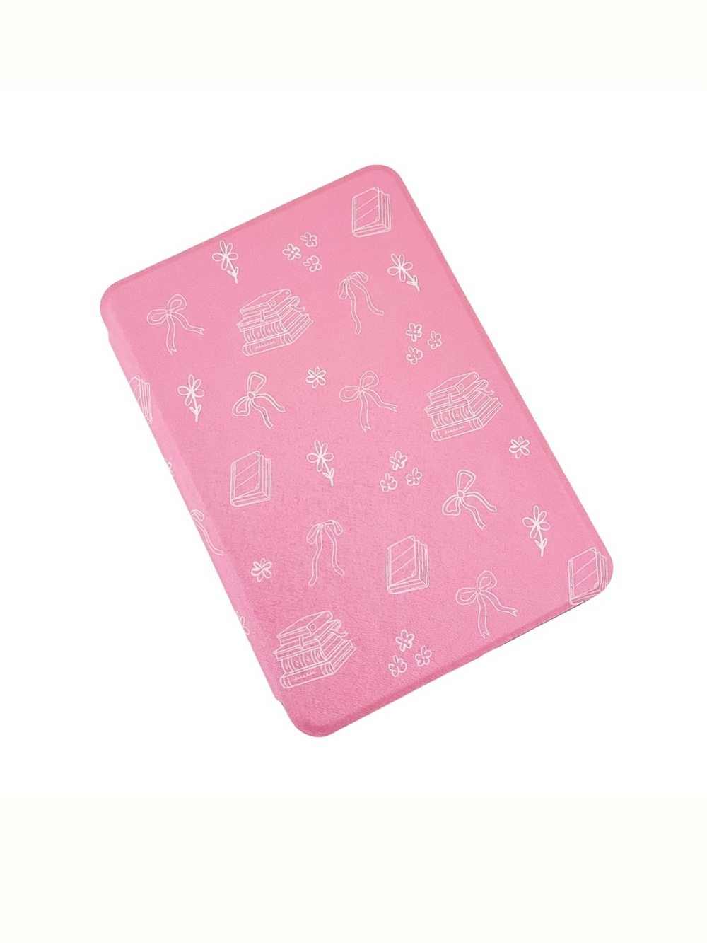 Bows, Books & Flowers Kindle Case - Pink